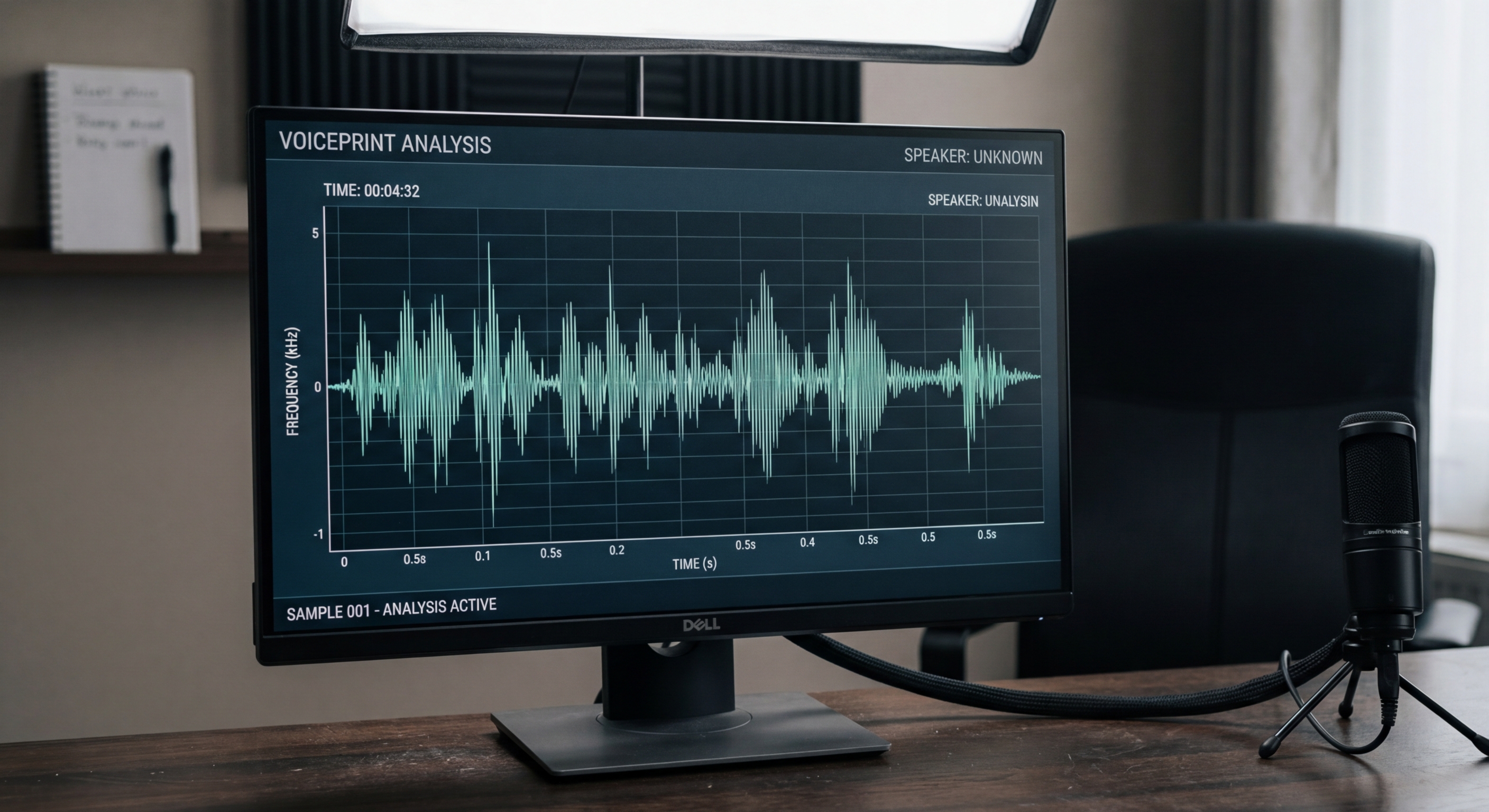 Voiceprint waveform illustrating the biometric identifiers covered under Nevada NRS 603A.415