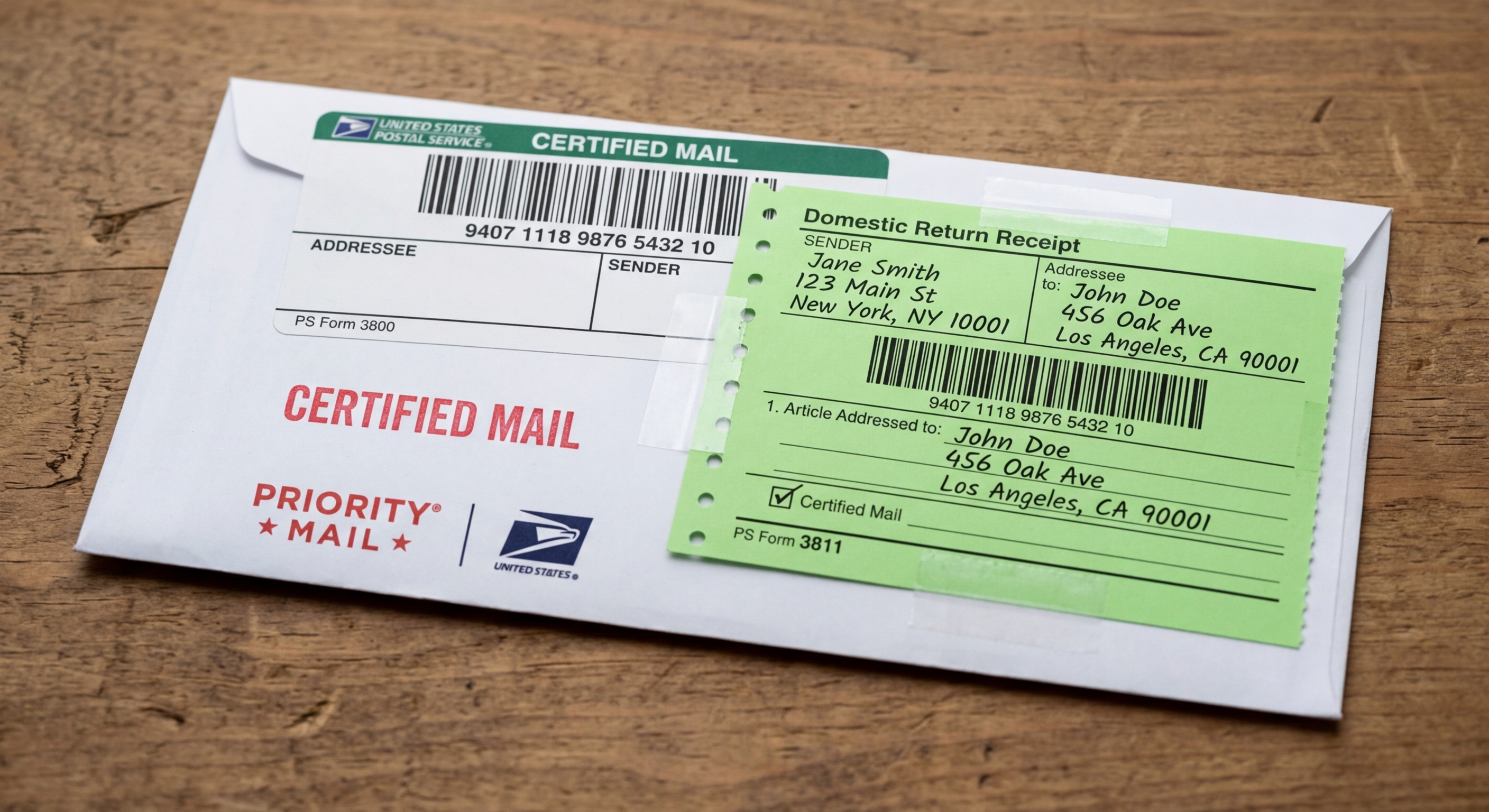A certified mail envelope representing formal breach notification obligations under Pennsylvania BPINA