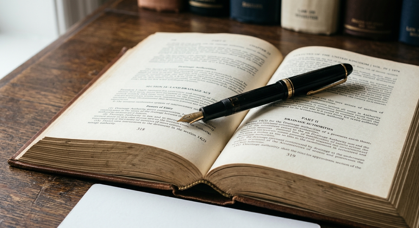 dmca: pen resting on an open legal statute book