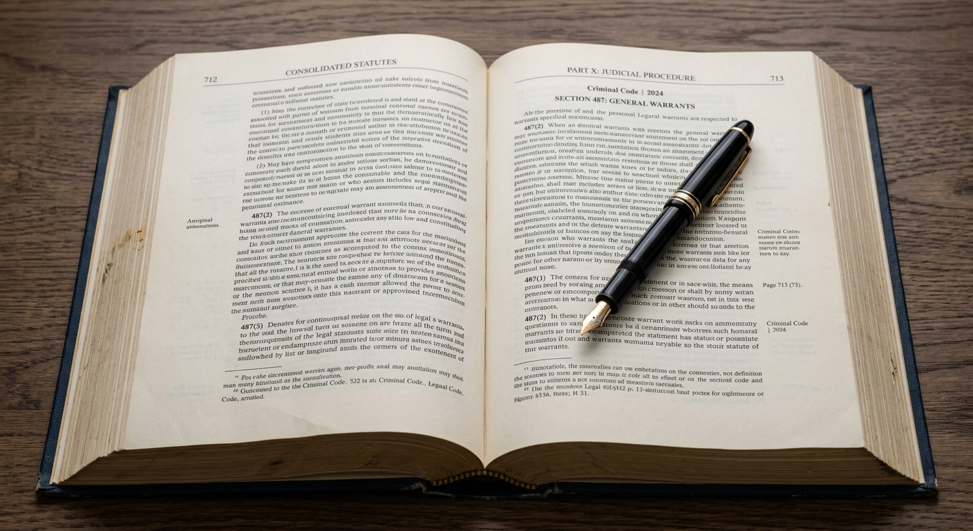 slip and fall: pen resting on an open legal statute book